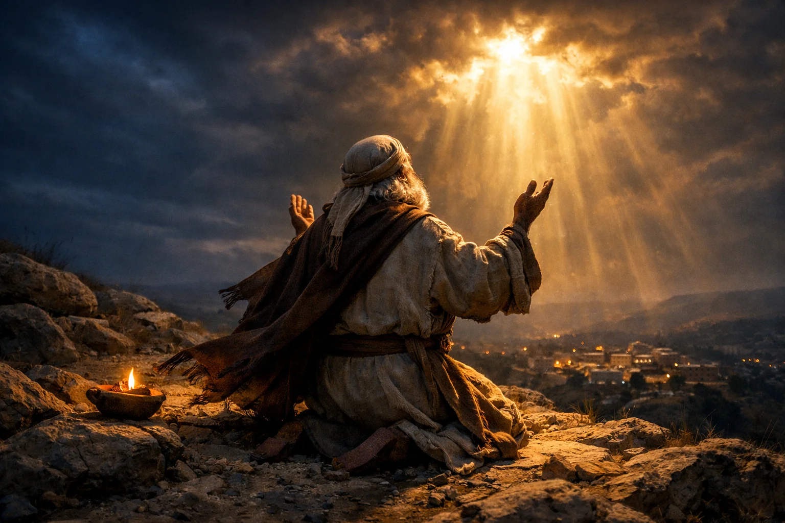 Samuel Prays and the LORD Answers