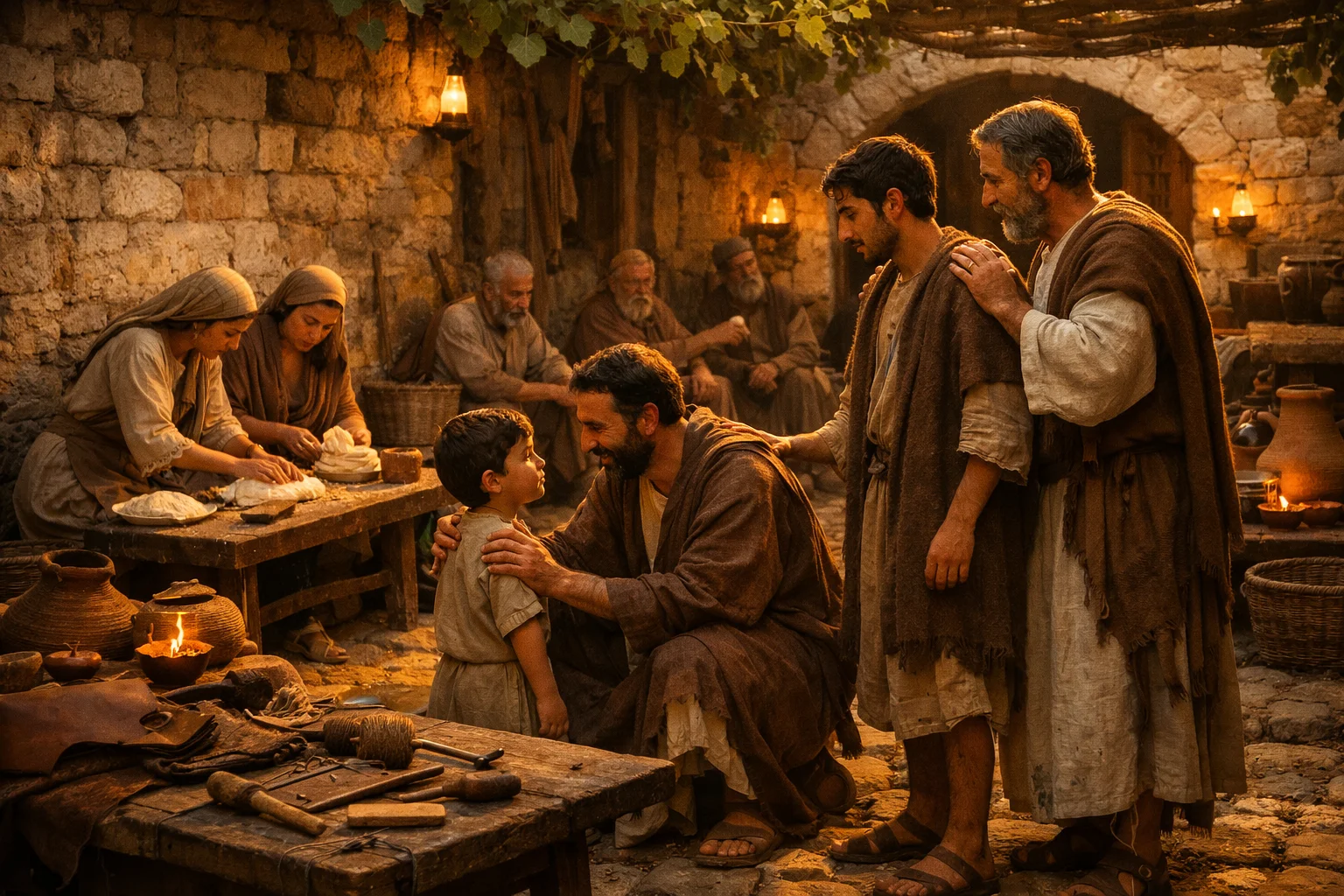 Like a Nursing Mother and a Father