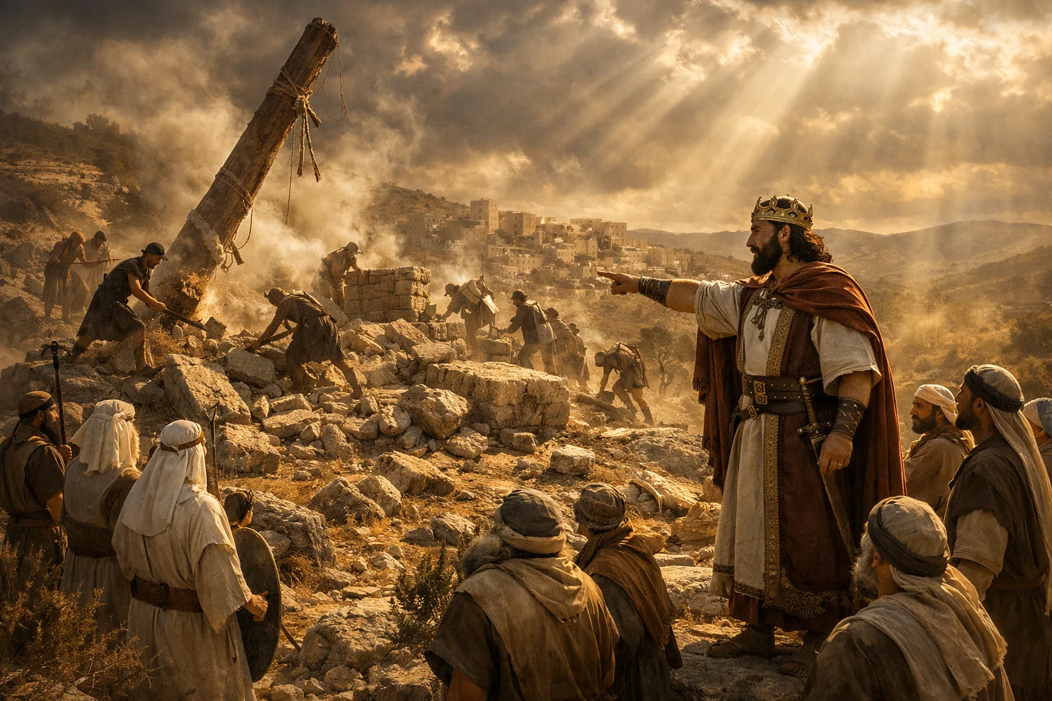 Asa Destroys the Idols