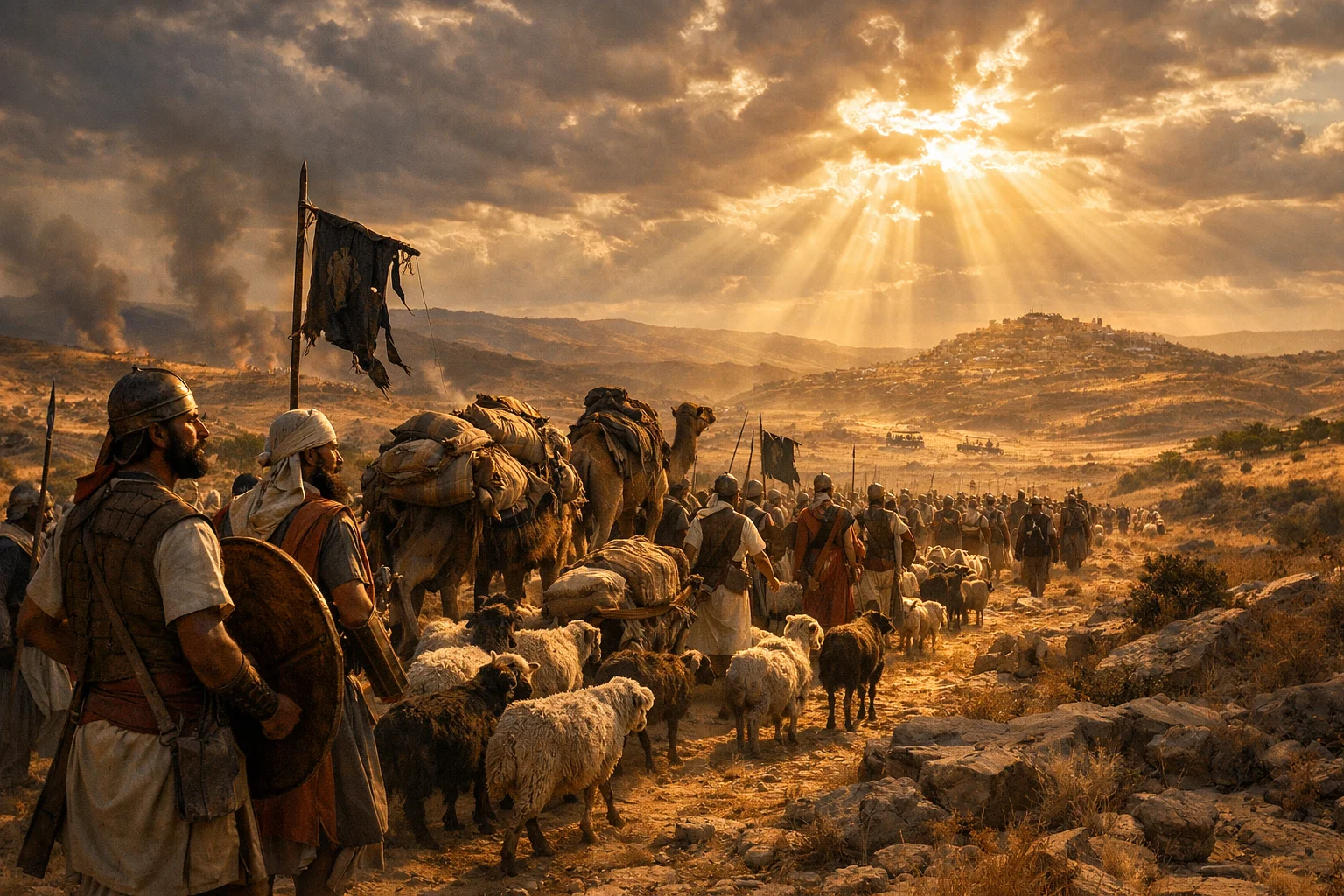 Victory and Return with Plunder