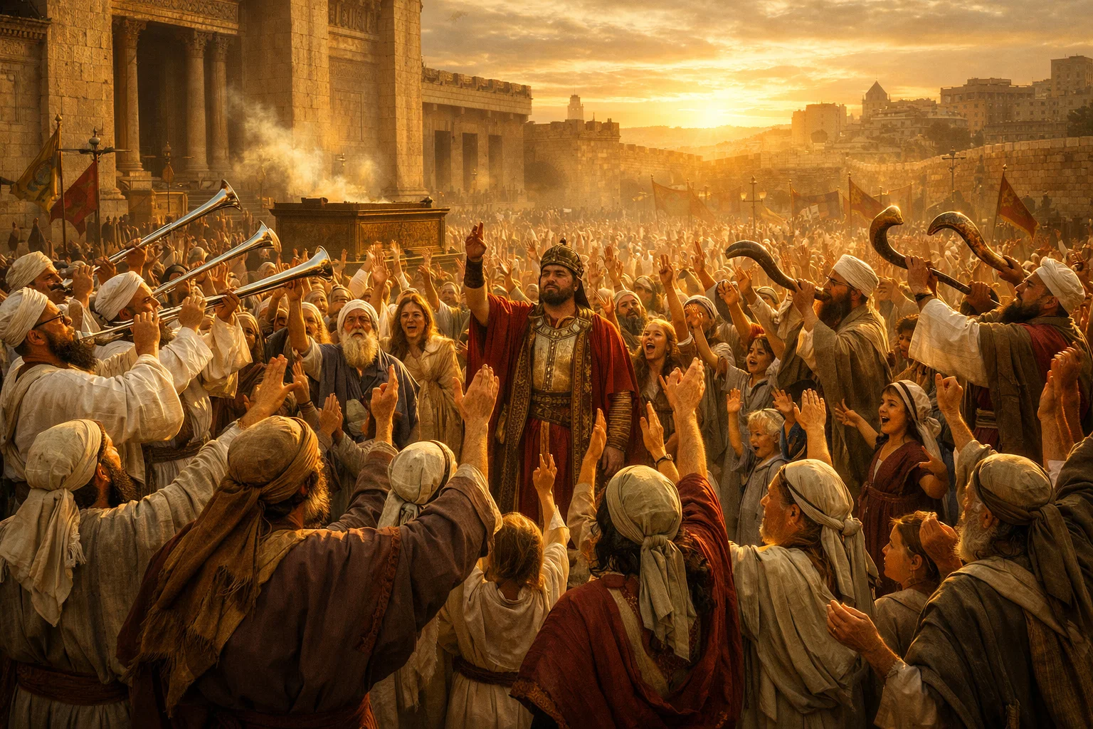 Oath with Trumpets and Rejoicing