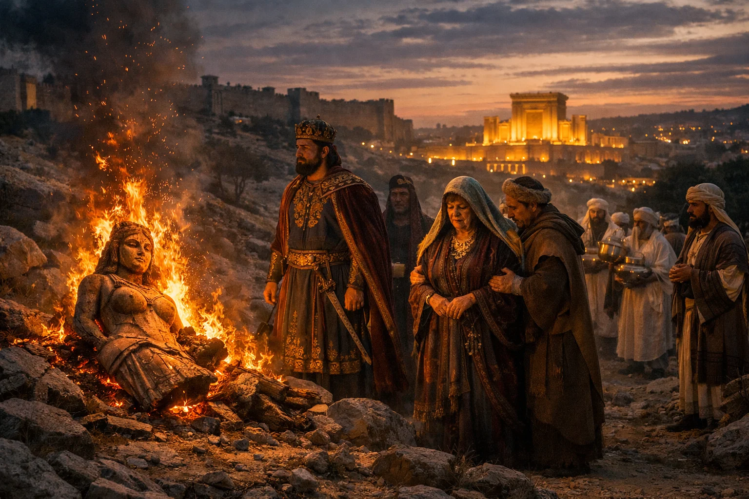 Maakah’s Image Burned in Kidron