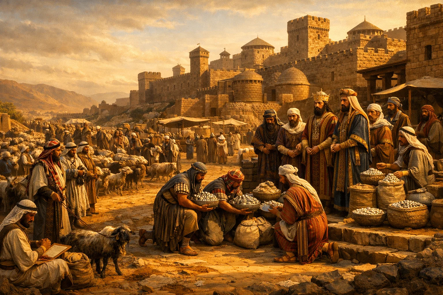 Tribute from Philistines and Arabs