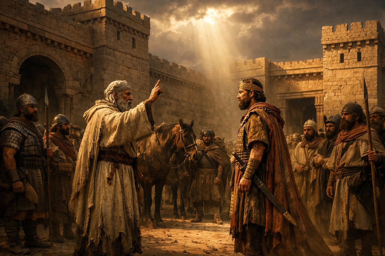 The Seer Rebukes the King
