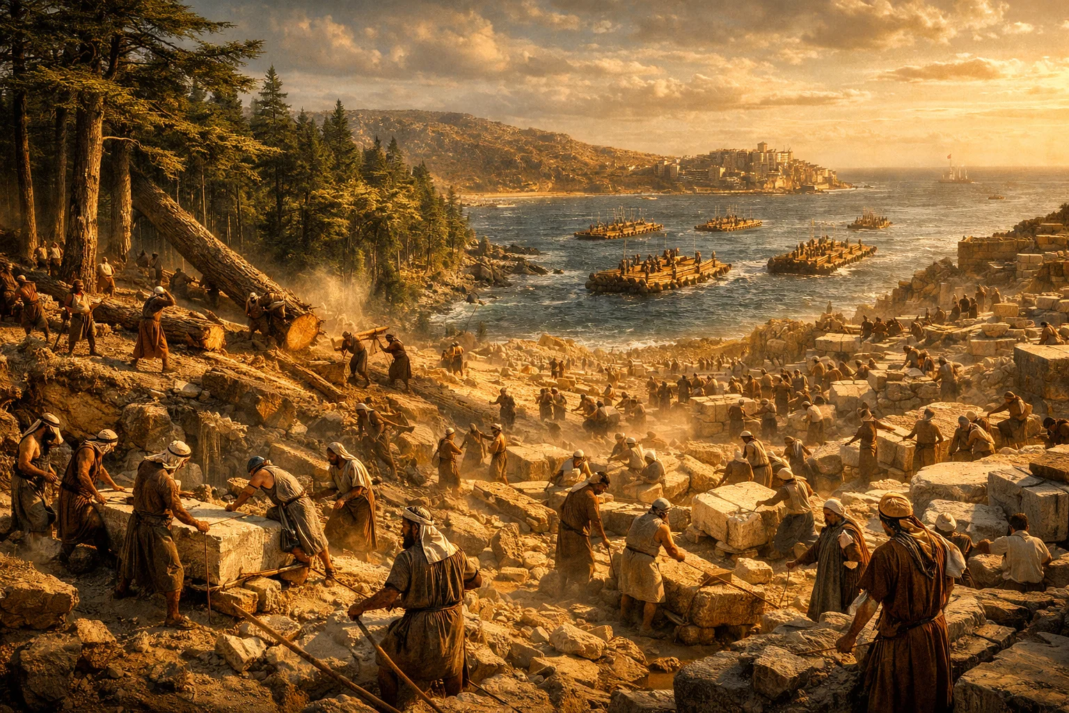 Logs from Lebanon and Labor in the Hills