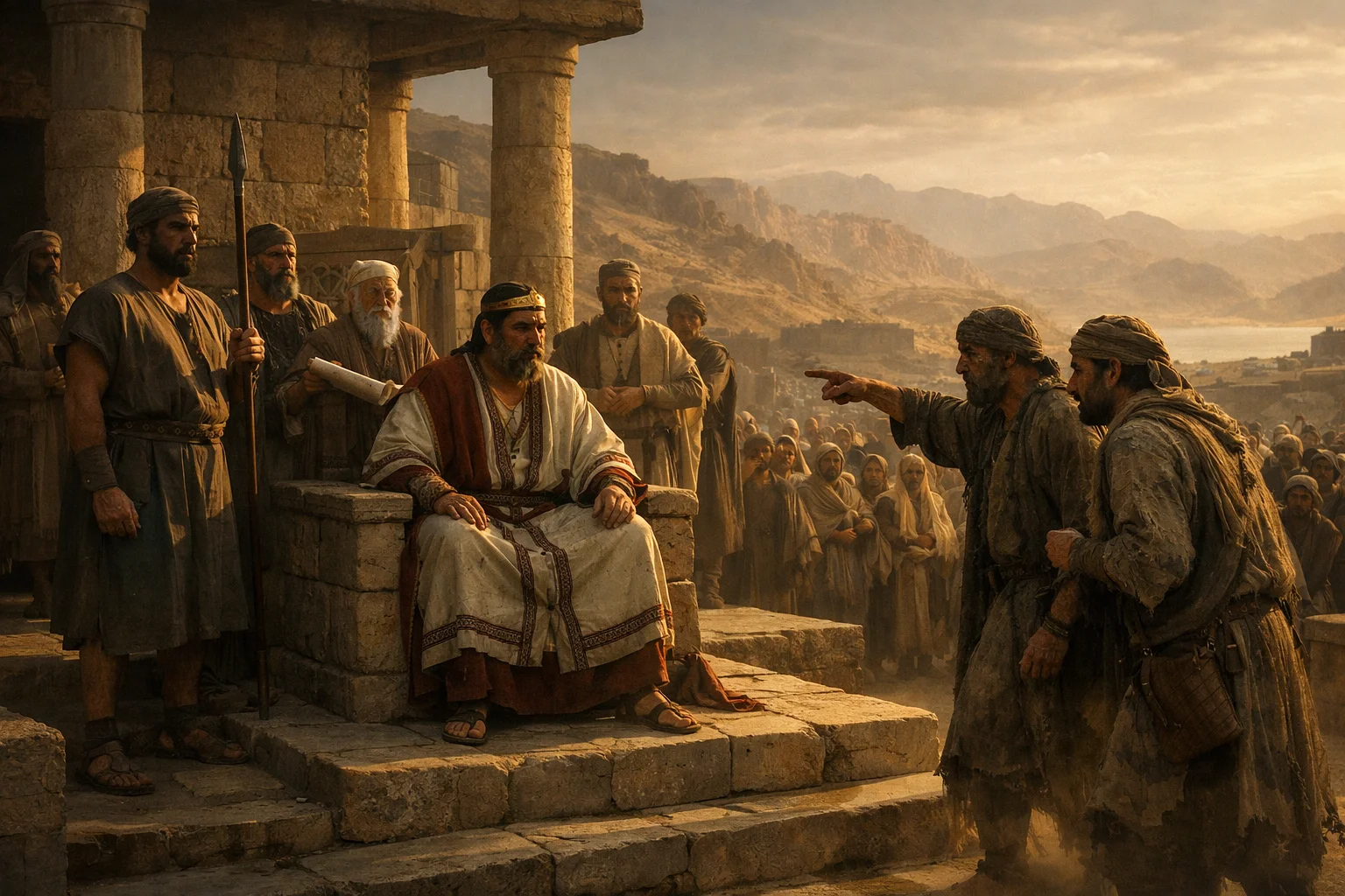 Jehoshaphat Hears of the Invasion