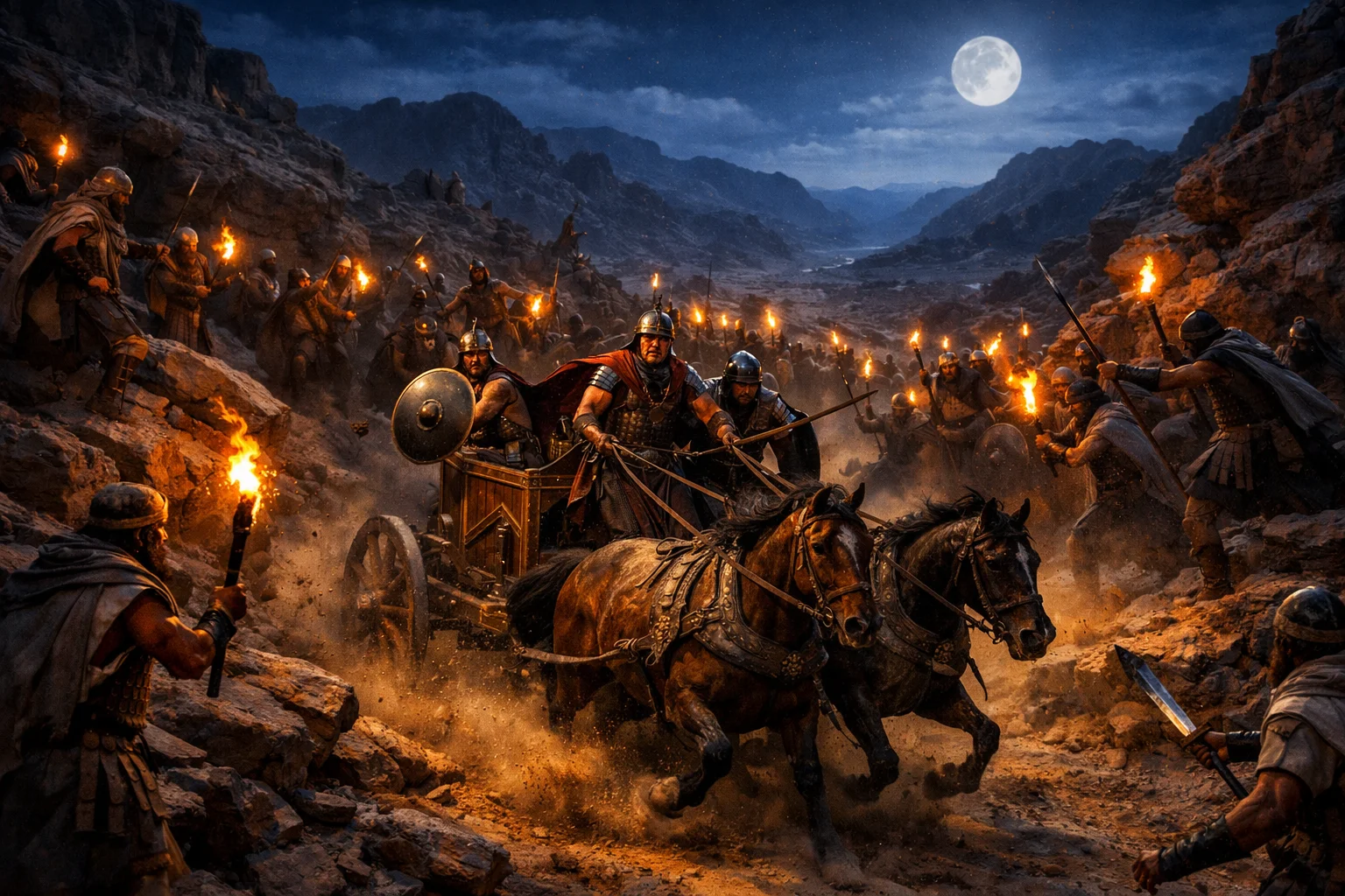 Night Breakthrough Against Edom