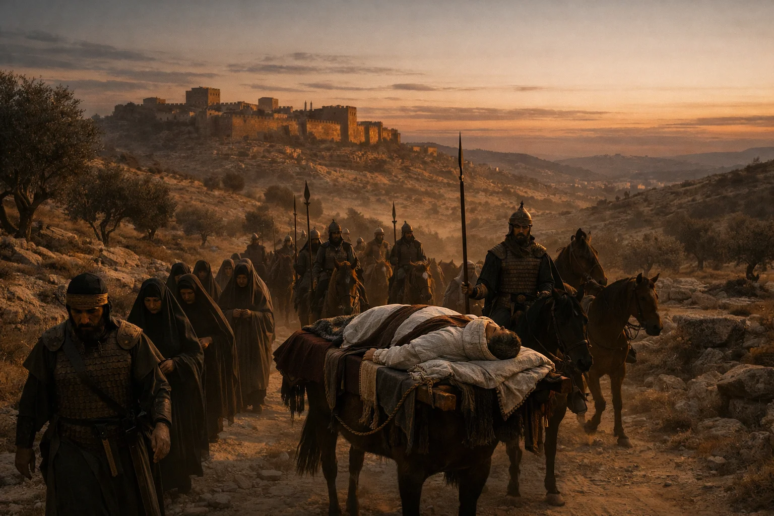 The Fallen King at Lachish