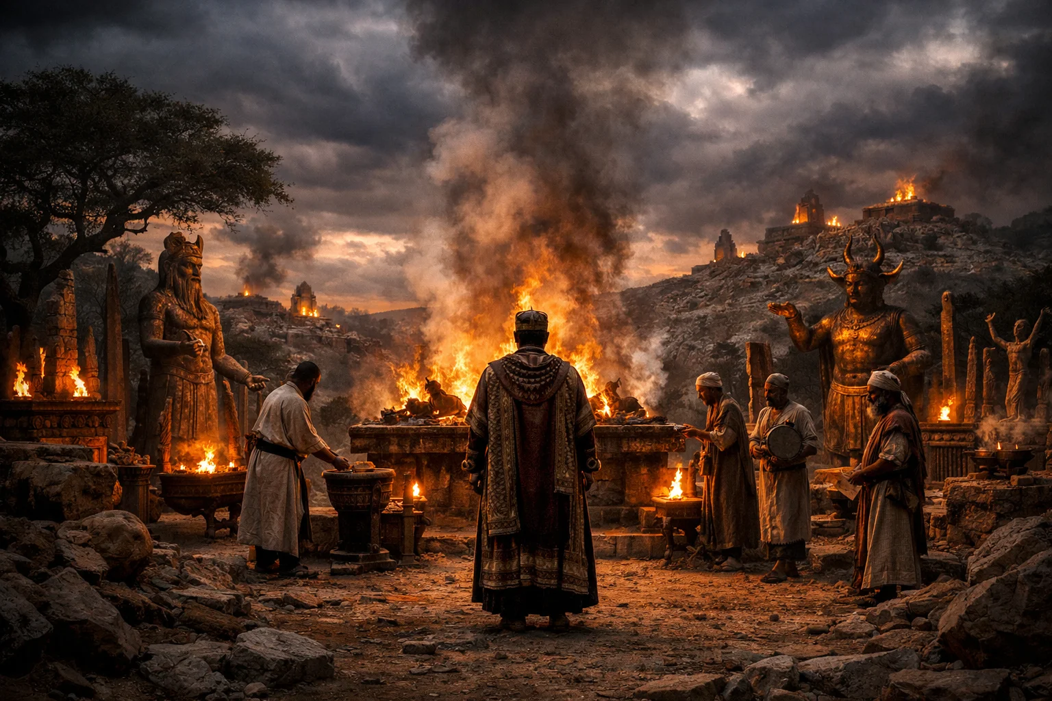 Ahaz Worships the Baals