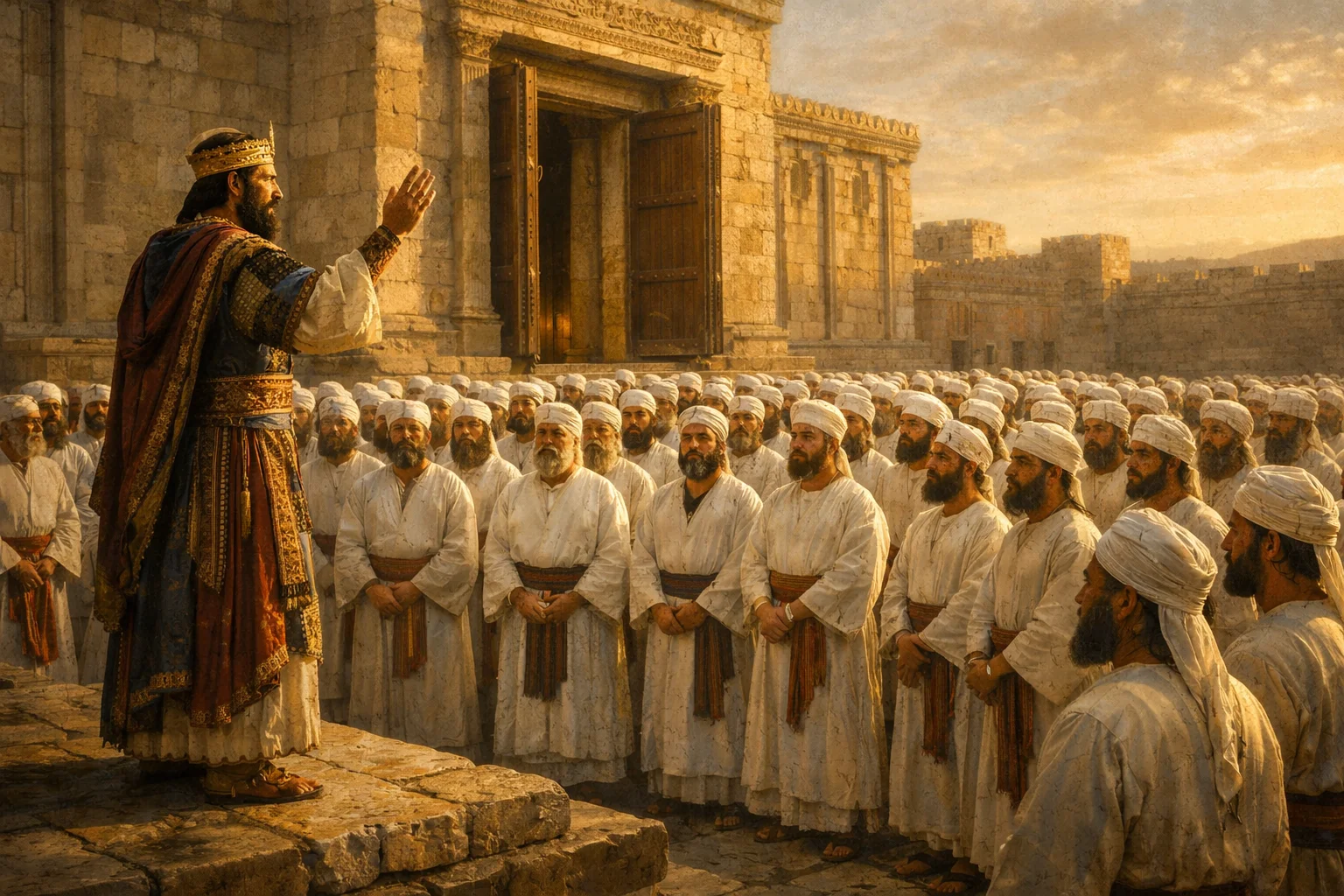 Hezekiah Charges the Levites