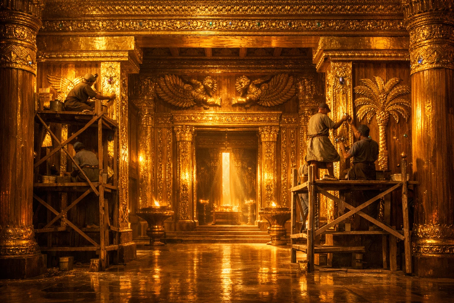 The Golden Main Hall and Portico