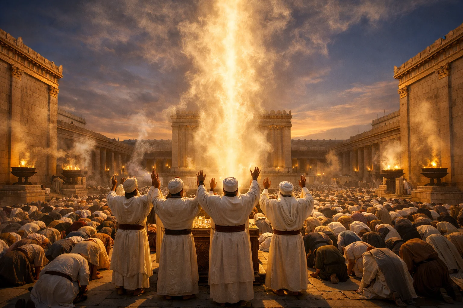 The Priestly Blessing Rises to Heaven