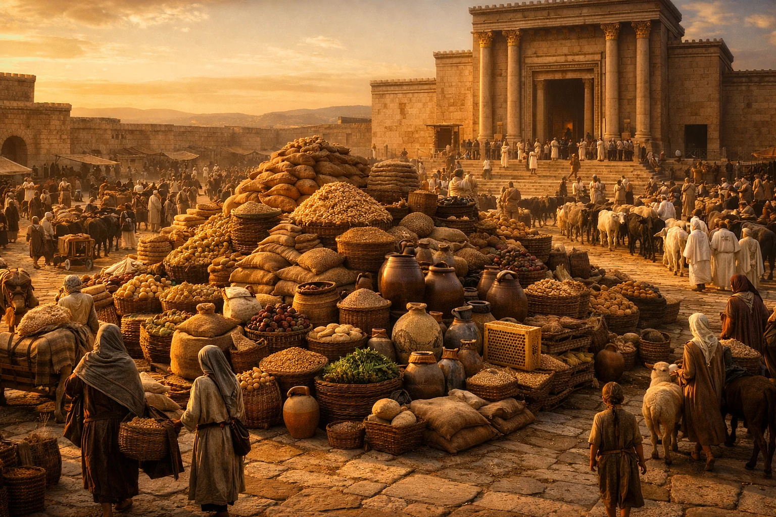 Heaps of Firstfruits and Tithes