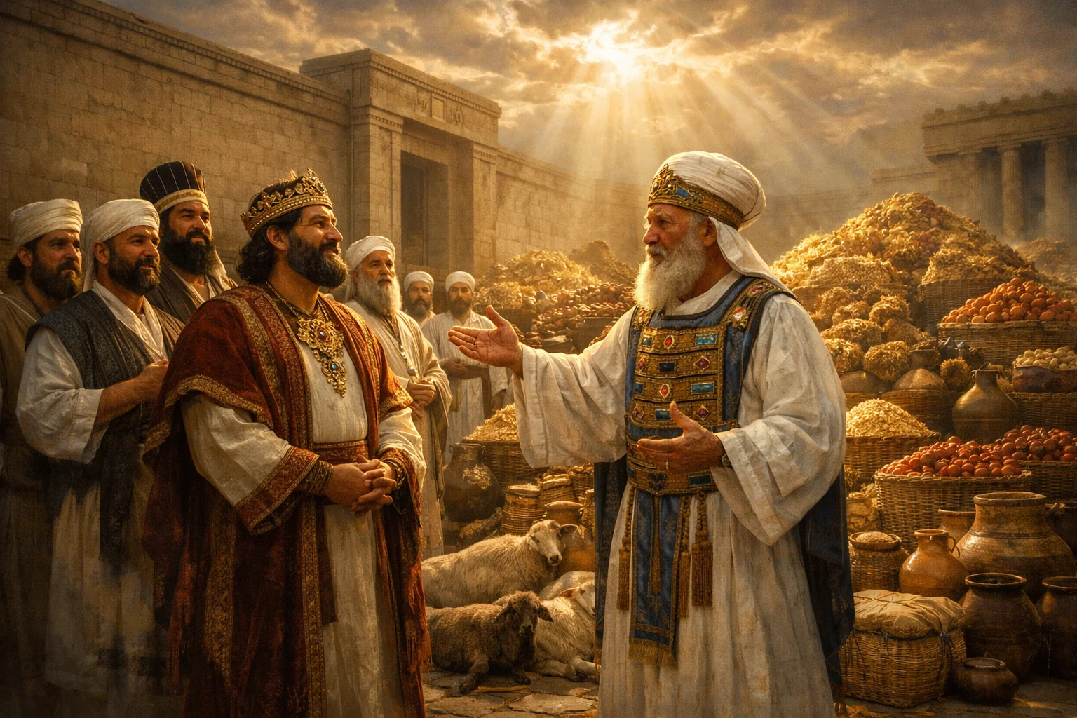 The King Beholds the Blessing