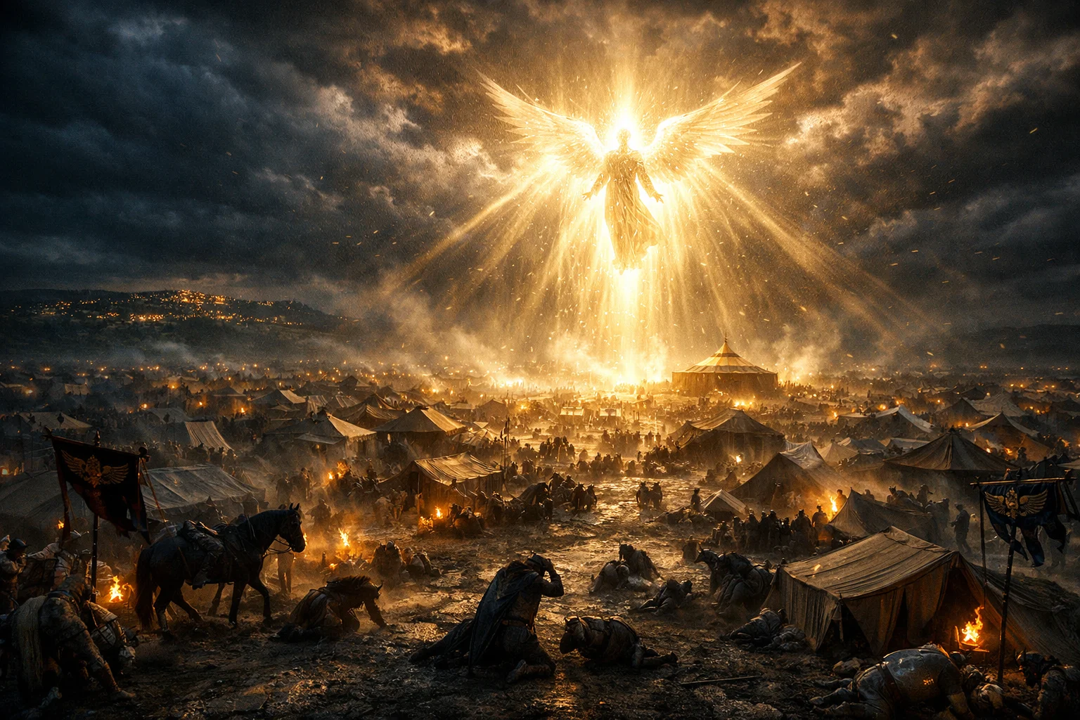 The Angel Strikes the Assyrian Camp