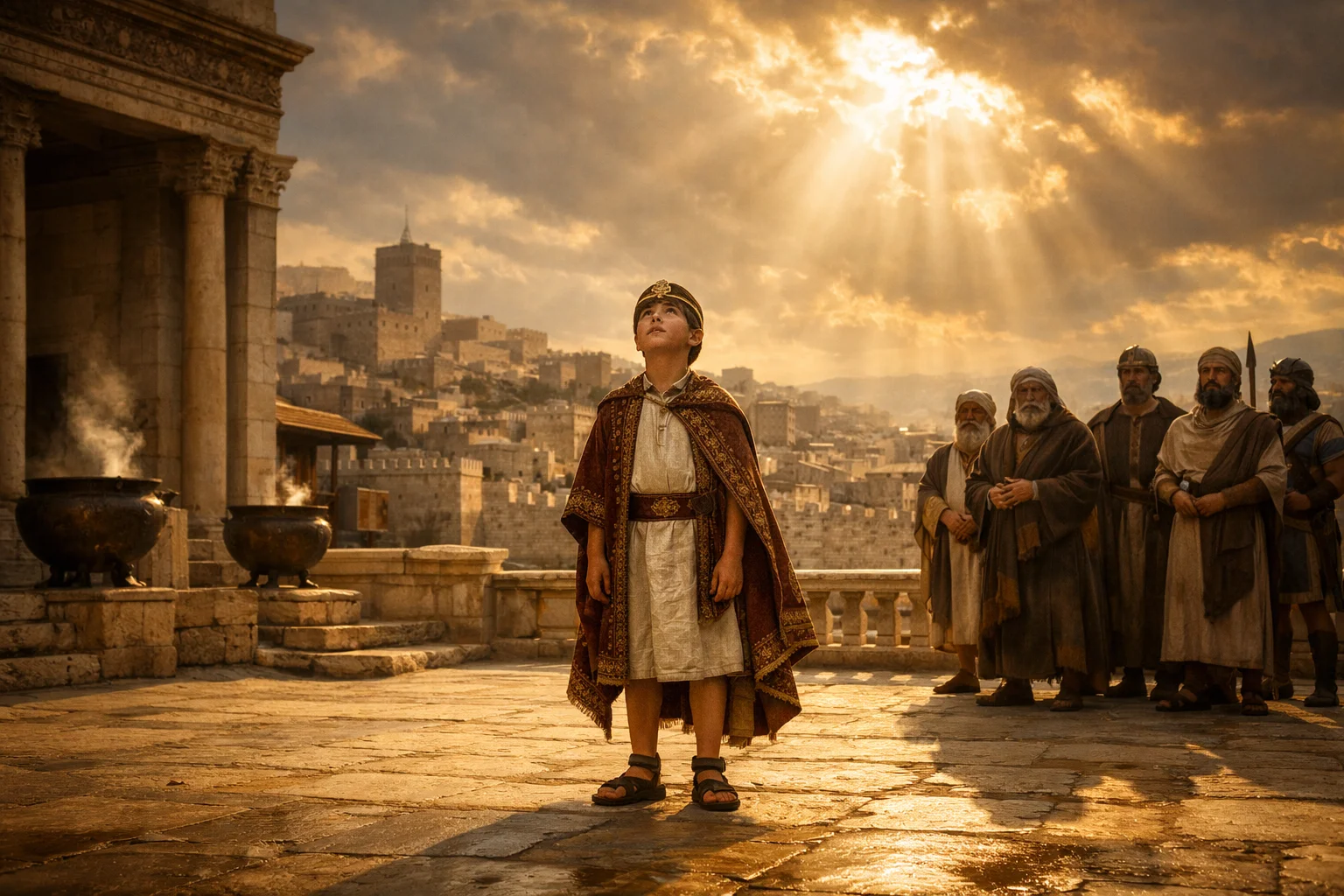 Young Josiah Begins to Seek the LORD