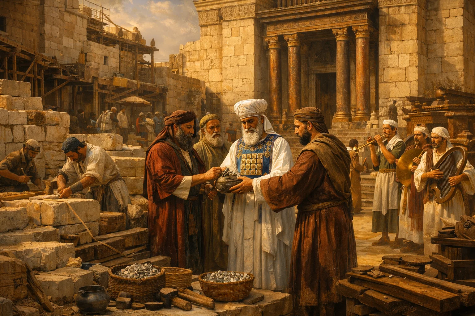 The Temple Restoration Begins