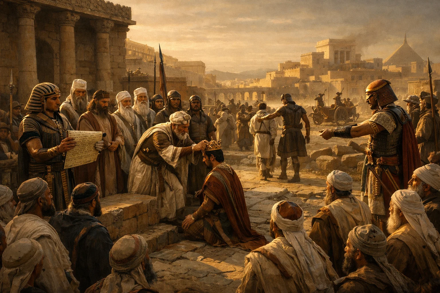 Jehoahaz Crowned by the People