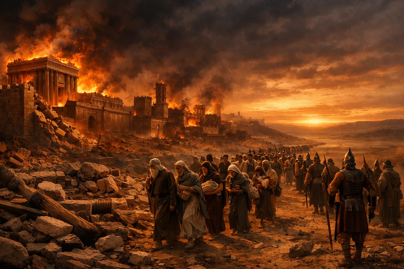 The Temple Burned and the People Exiled