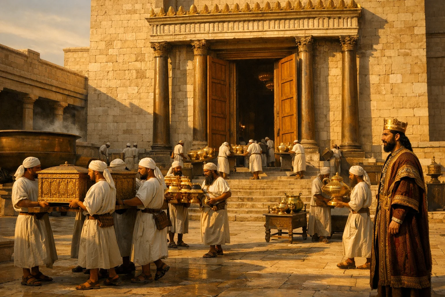 Treasures Brought into the Temple