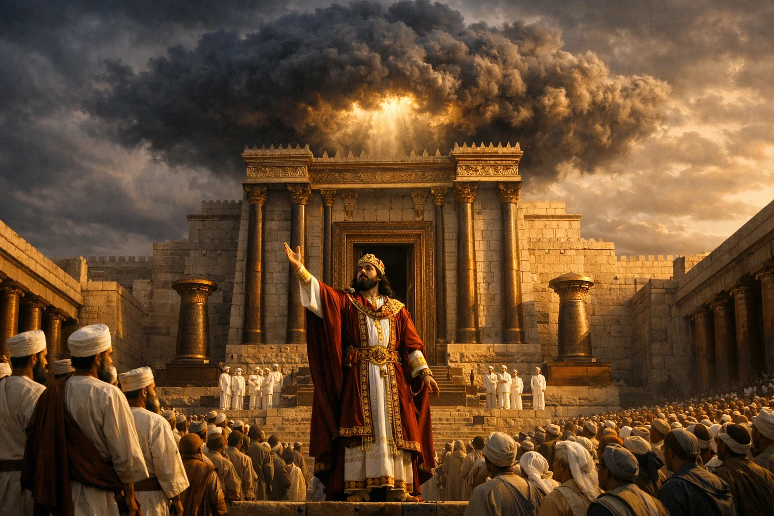 Solomon Declares the Temple as God's Dwelling