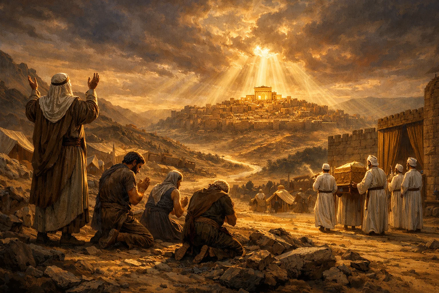 From Distant Lands and Exile, Faces Turn Toward Jerusalem