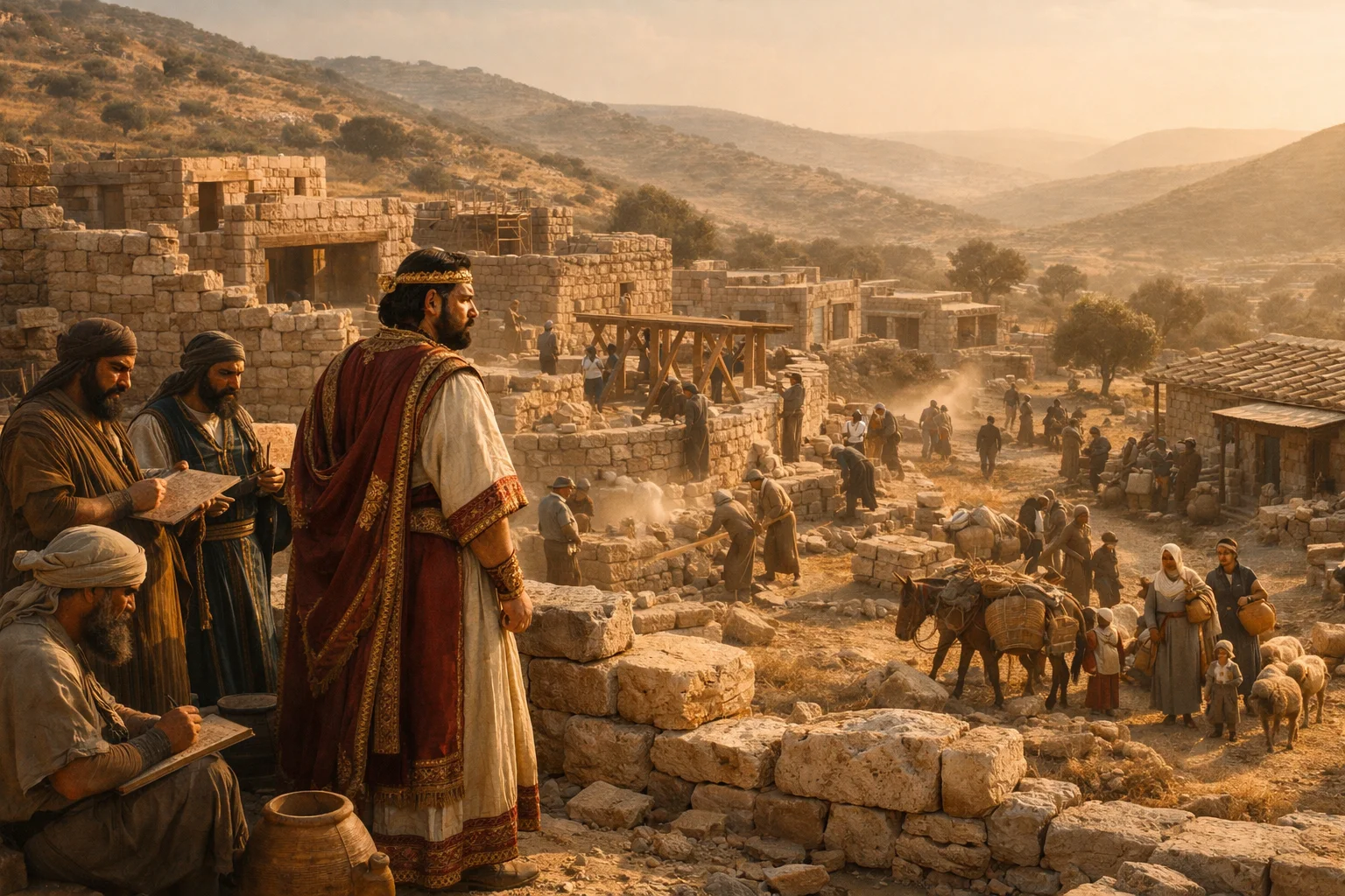 Solomon Rebuilds the Northern Towns