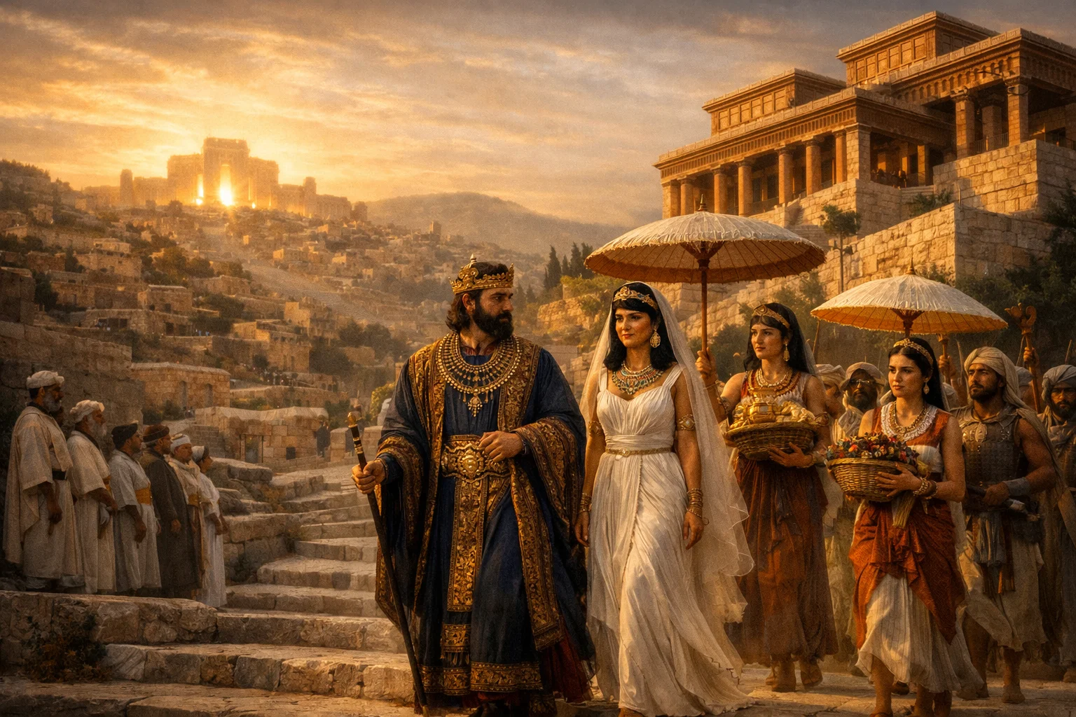 Pharaoh’s Daughter Brought to Her Palace