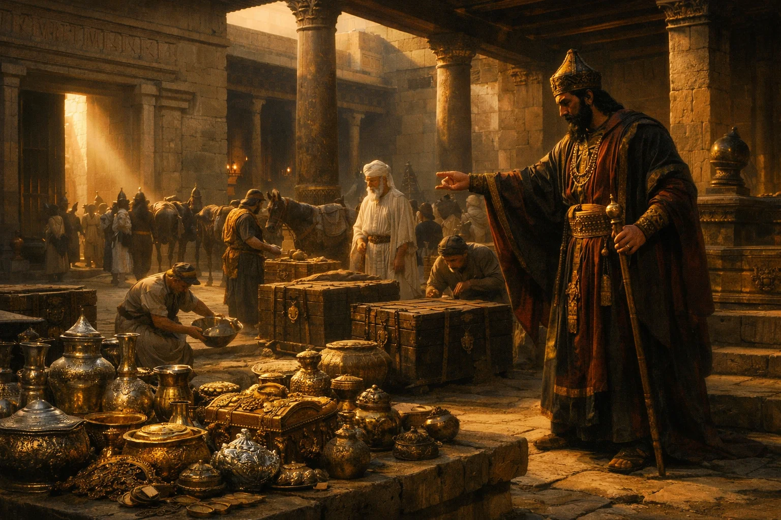 Tribute Sent to Assyria