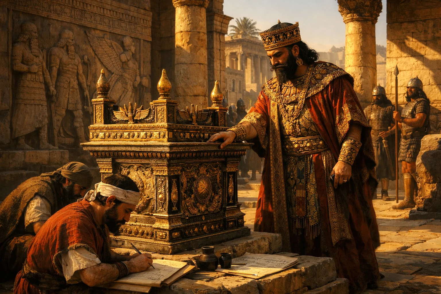 Ahaz Sees the Altar in Damascus