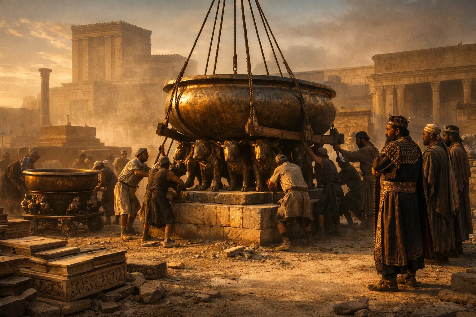 Temple Furnishings Dismantled