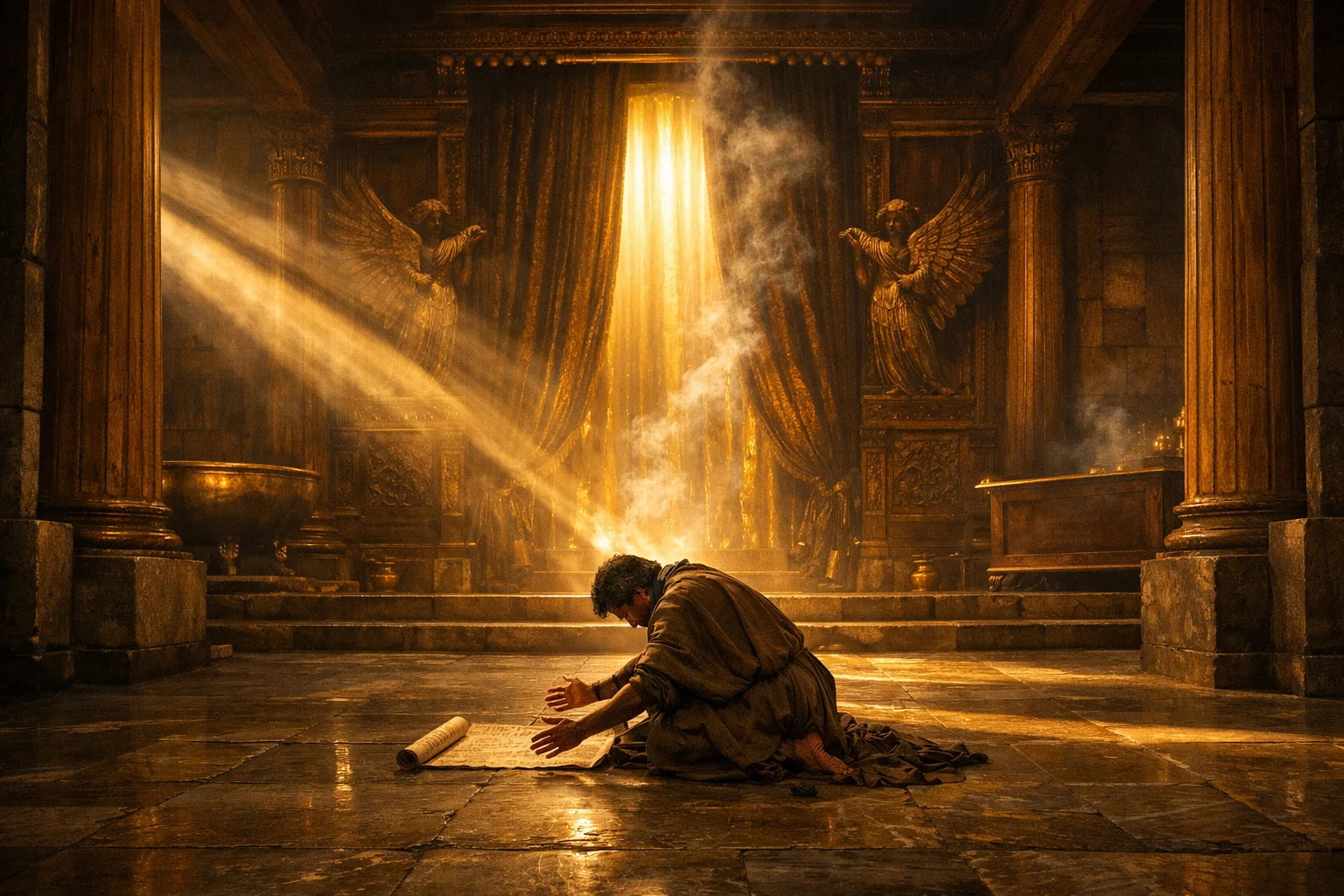 Hezekiah Spreads the Letter Before the LORD