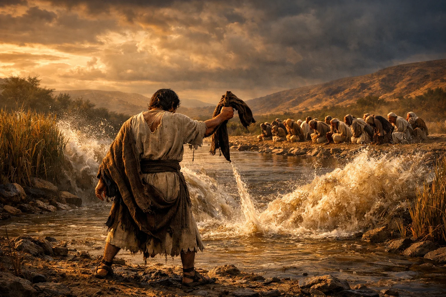 The Mantle Falls to Elisha