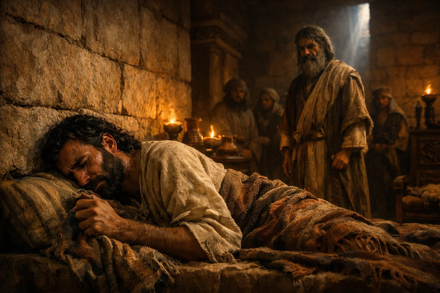 Hezekiah Prays Facing the Wall