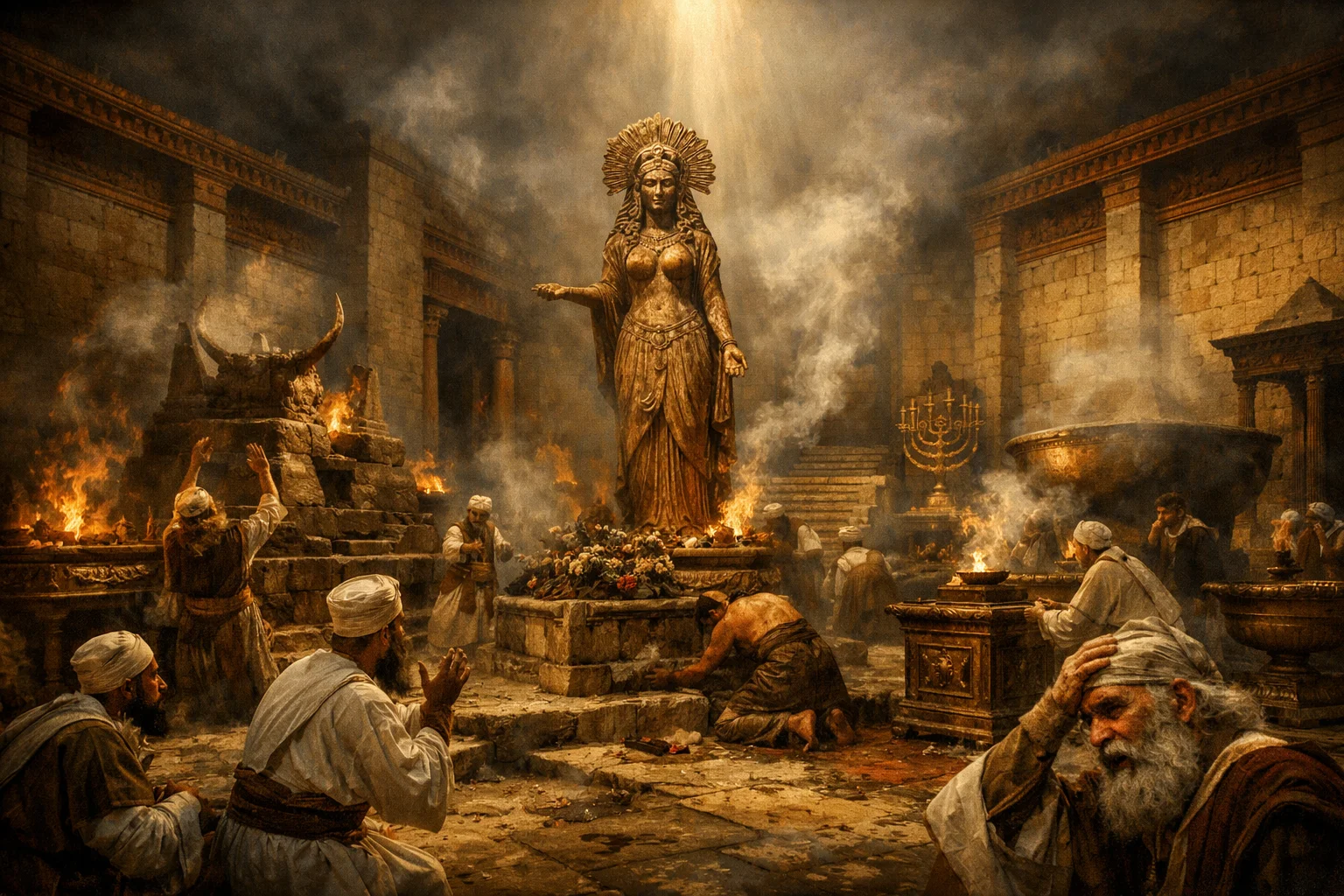 Idols in the Courts of the Temple