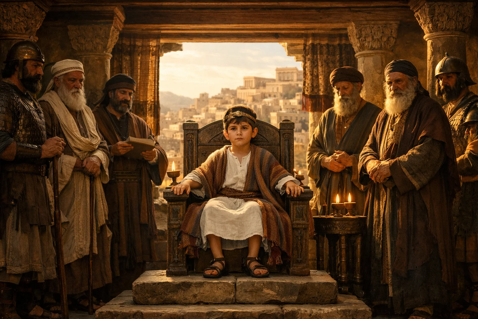 Young Josiah Begins His Righteous Reign