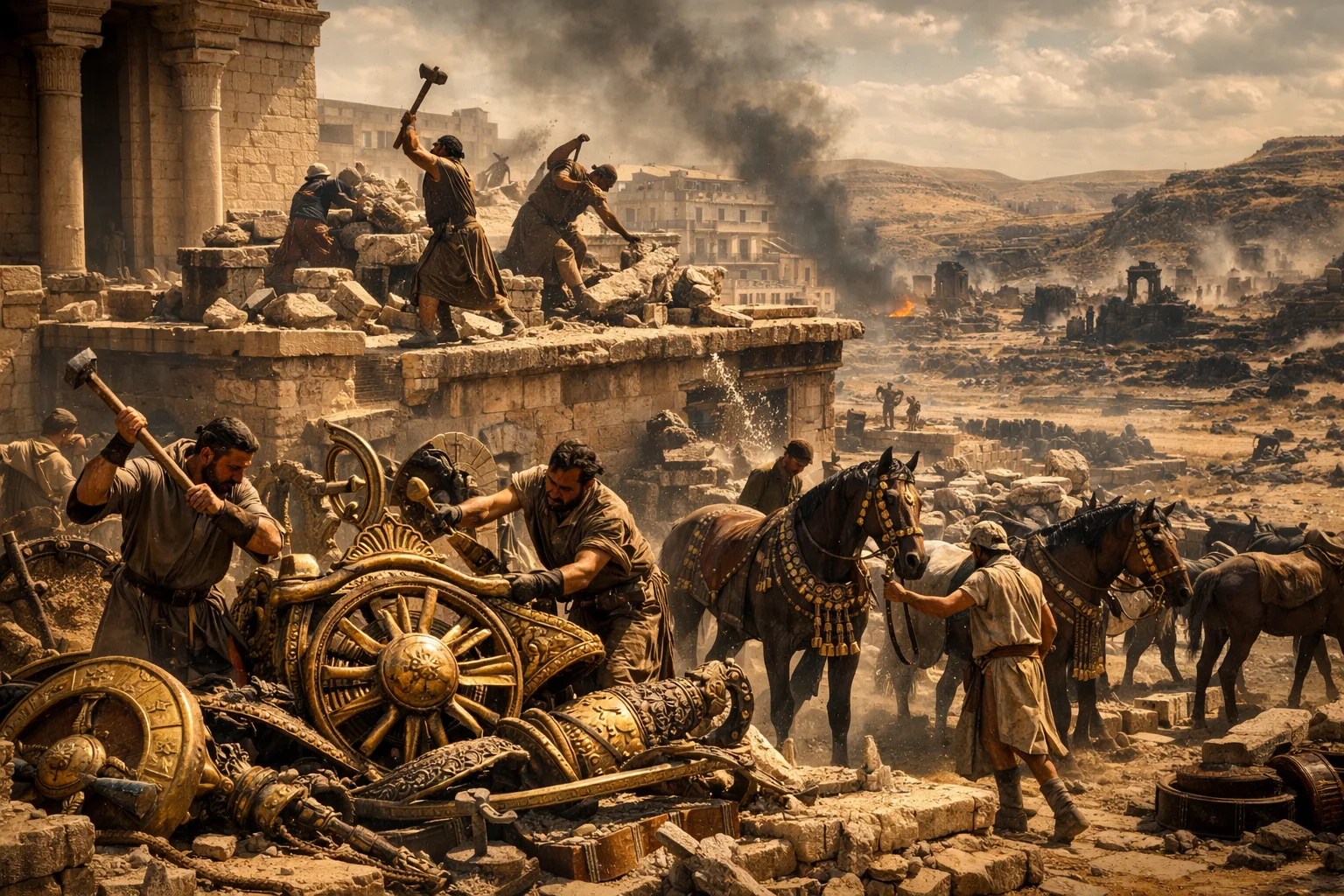 Topheth and the Sun Chariots Defiled