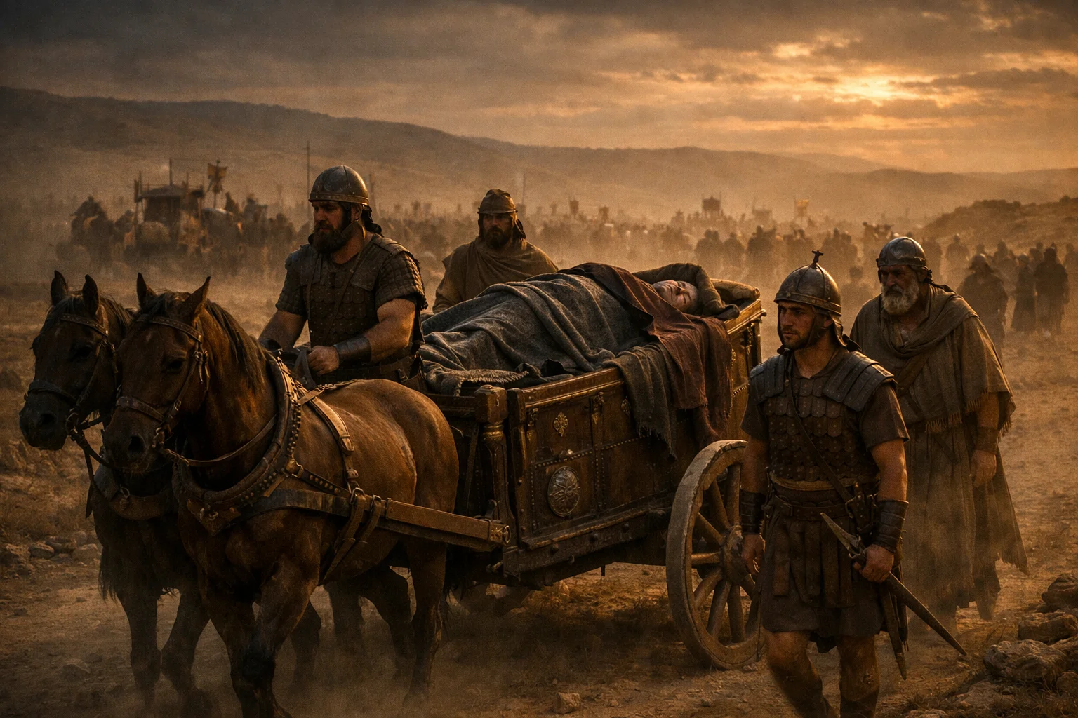 Josiah Falls at Megiddo