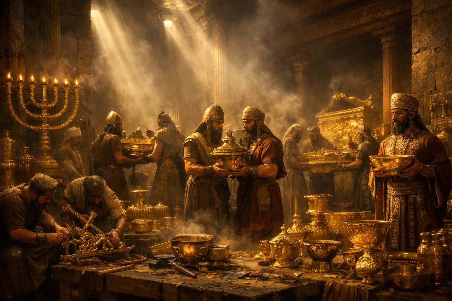 The Temple Treasures Taken