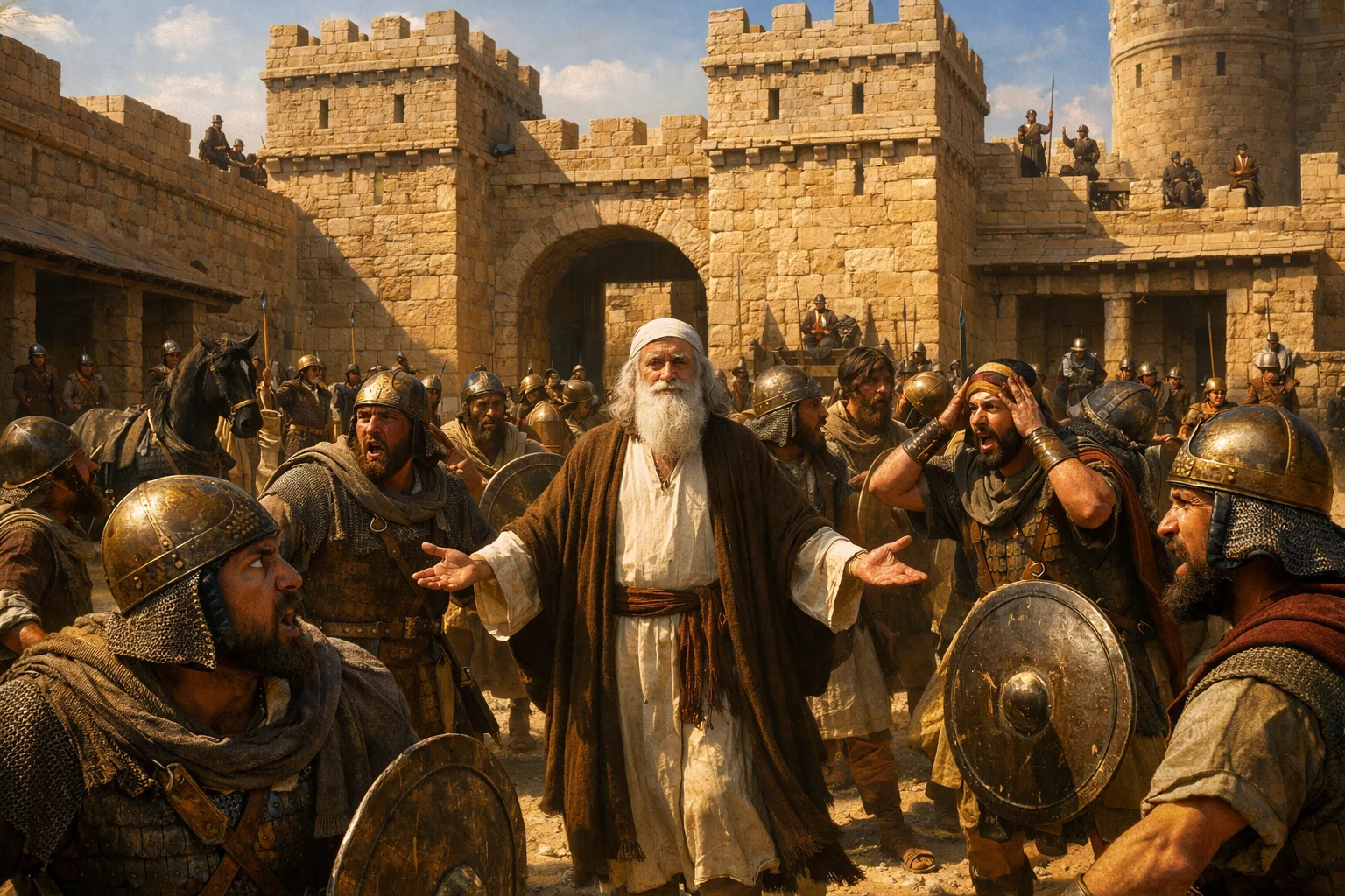The Blinded Army Led into Samaria