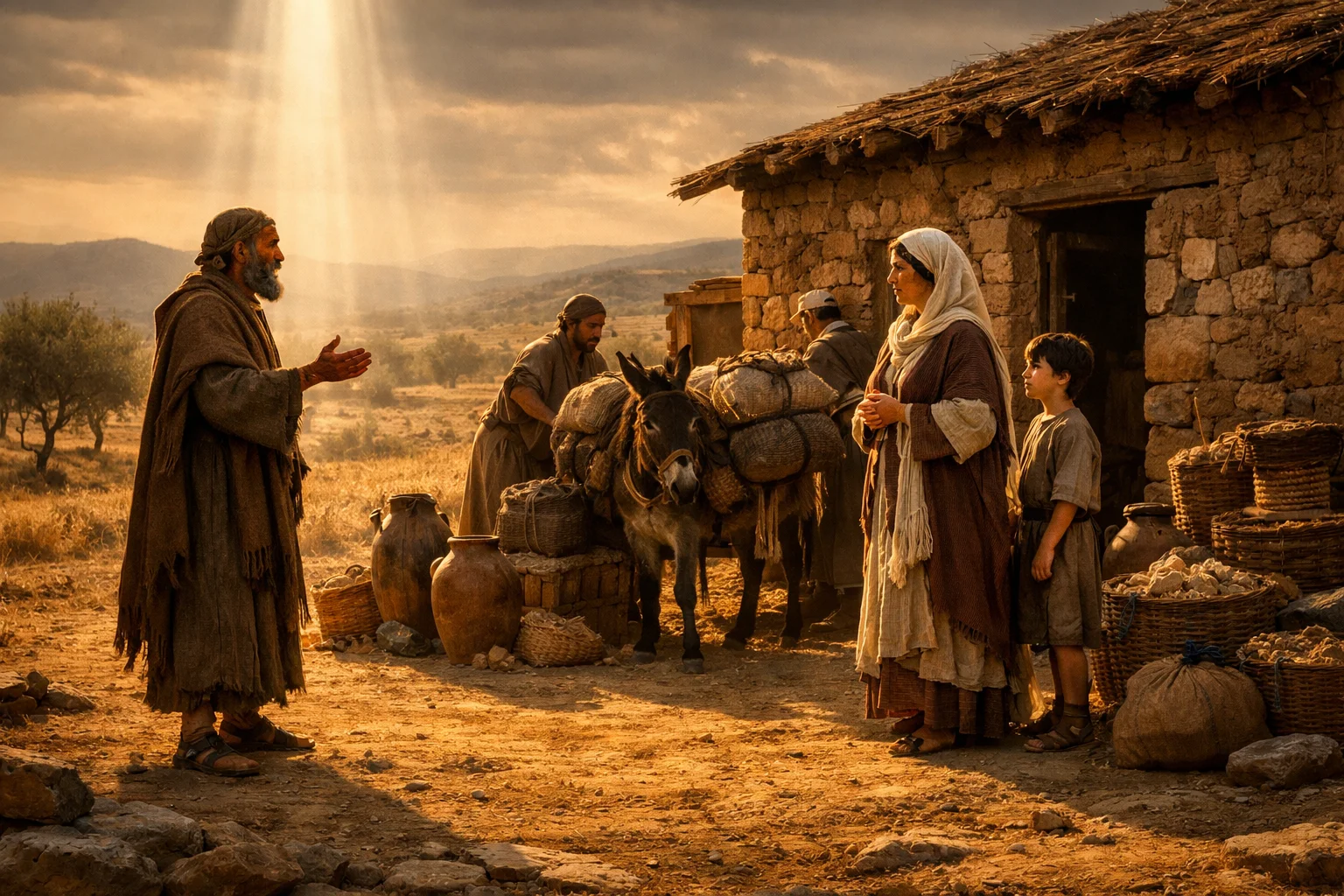 Elisha Warns the Shunammite Woman