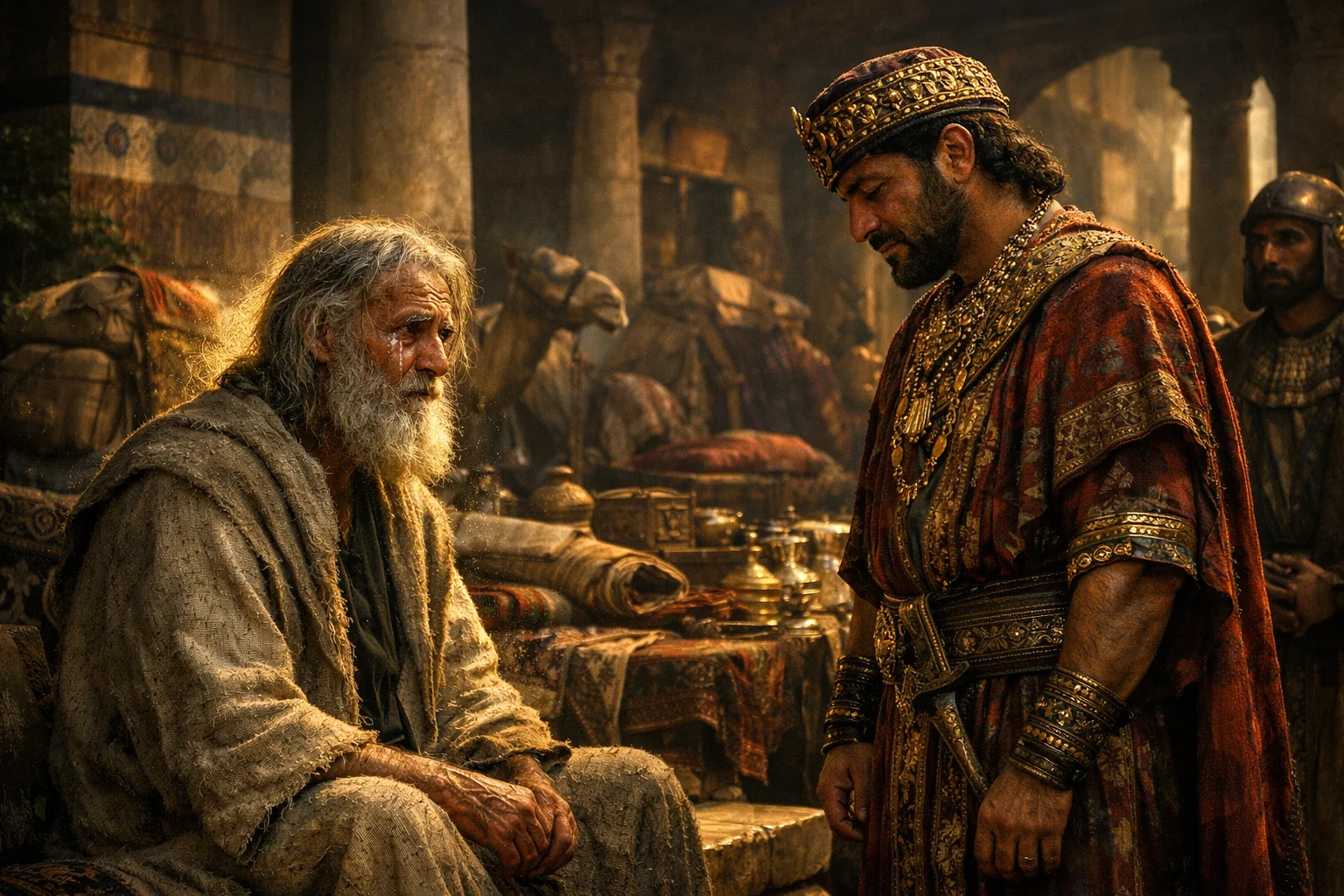 Elisha Weeps Before Hazael