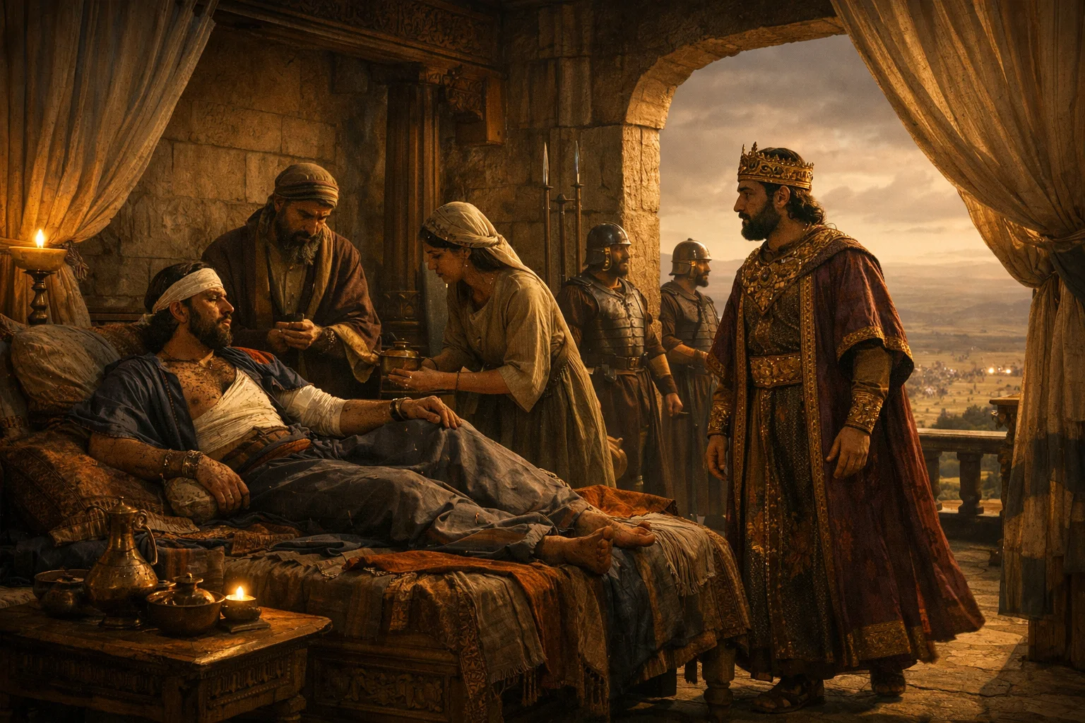 The Wounded King at Jezreel