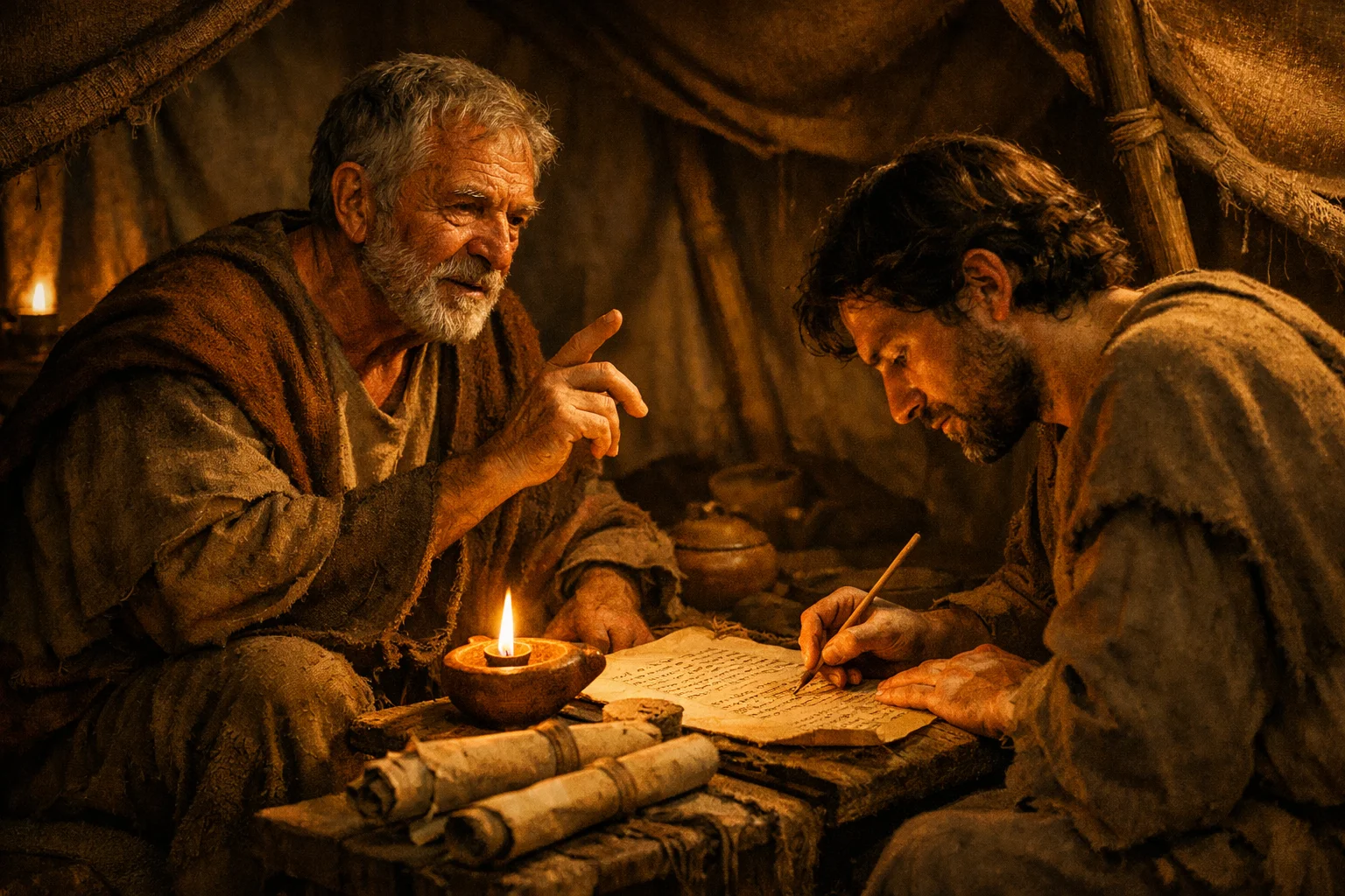 Peter in the Tent of the Body