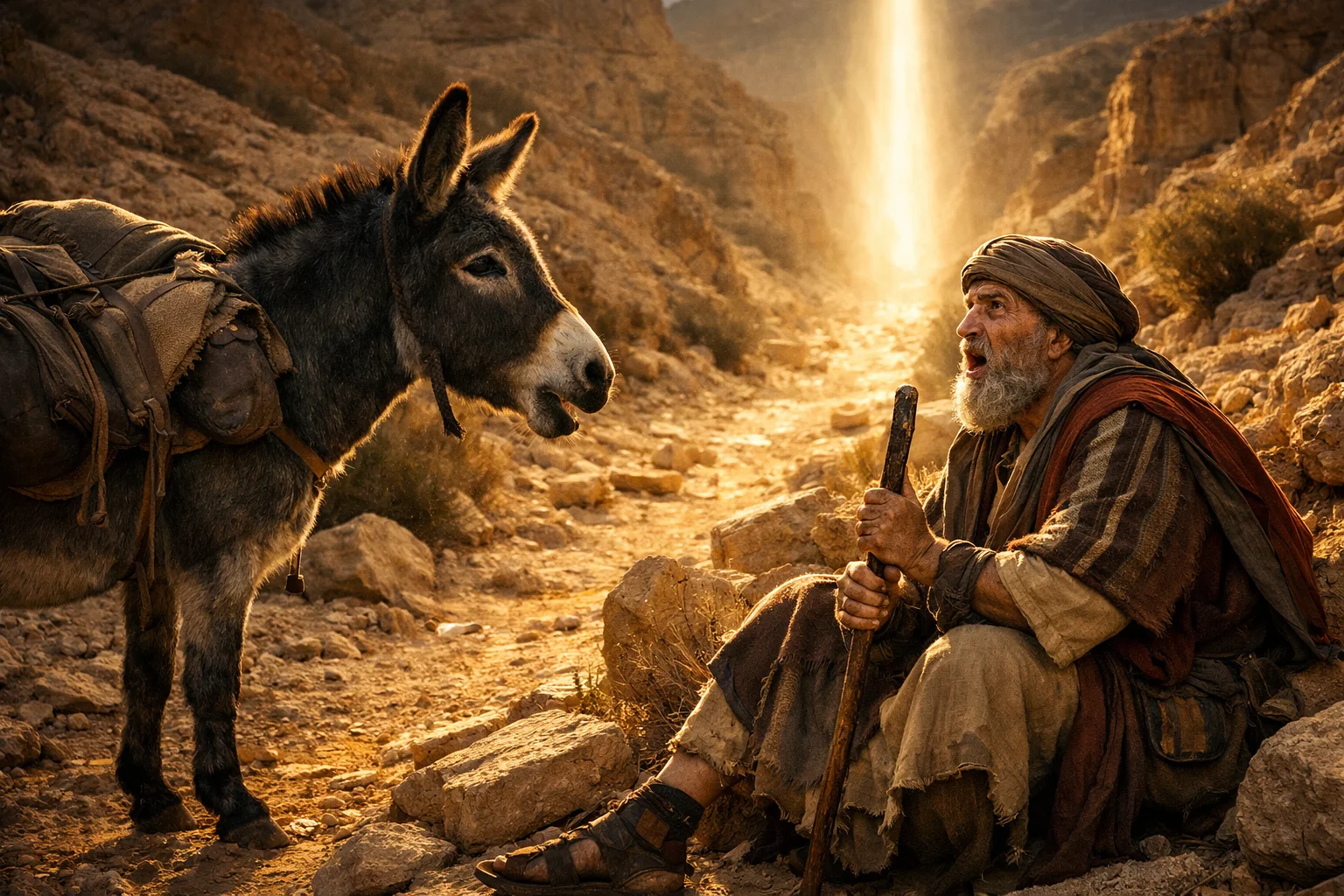 Balaam Rebuked by the Donkey