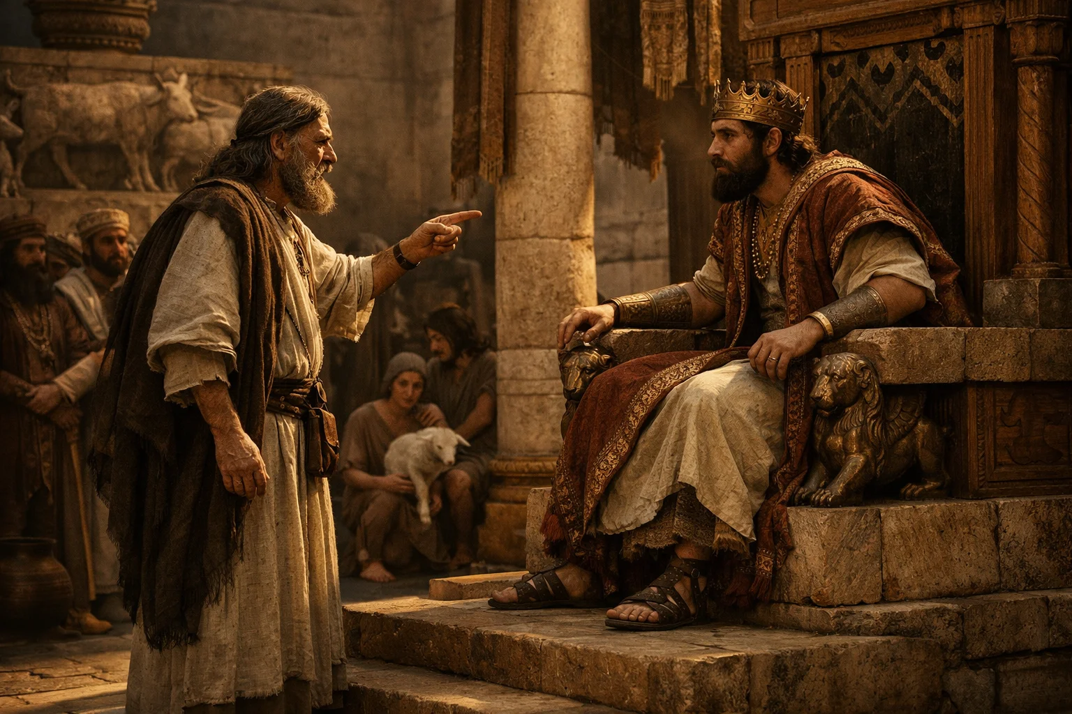 Nathan's Parable Before the King