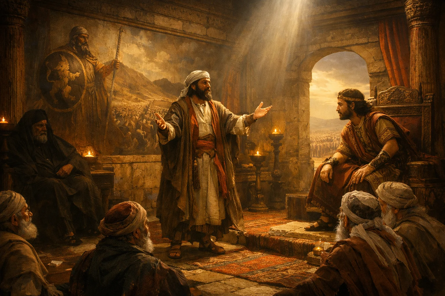 Hushai Counters with Delaying Counsel