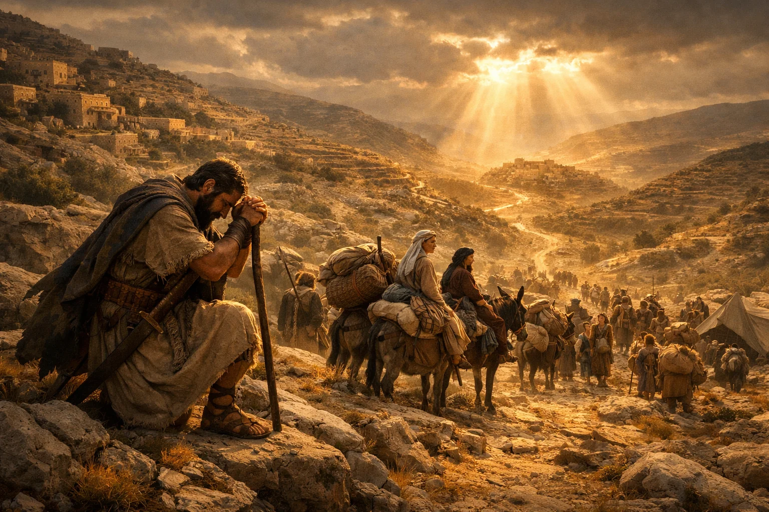 David Seeks the LORD and Goes to Hebron