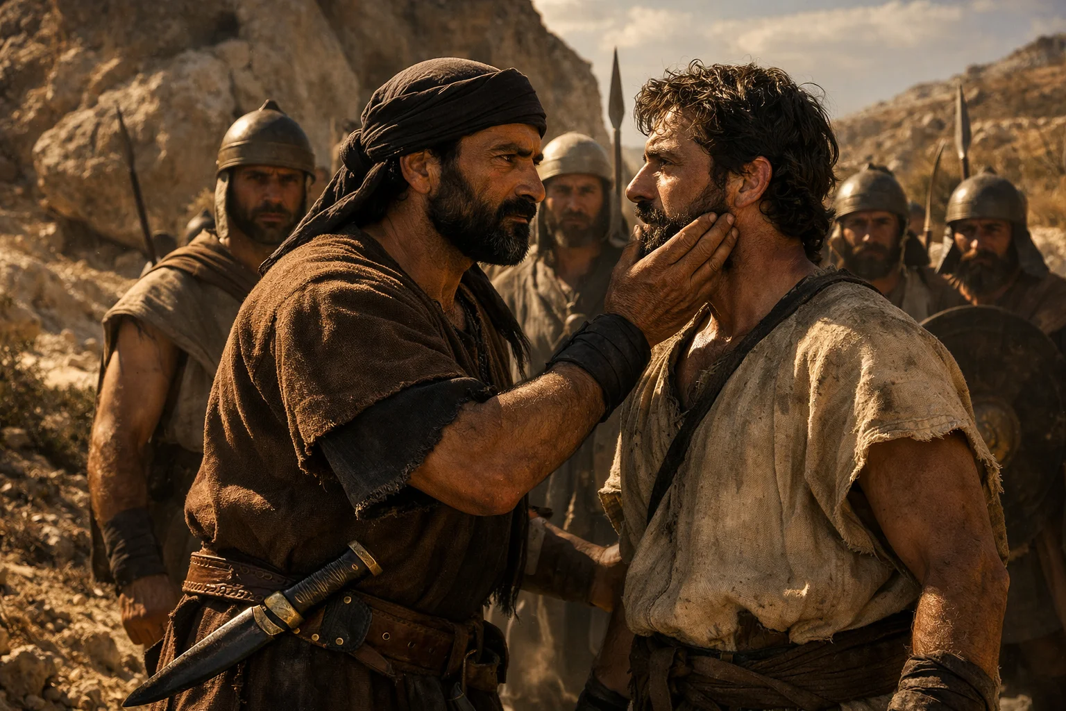 Joab Betrays Amasa at Gibeon