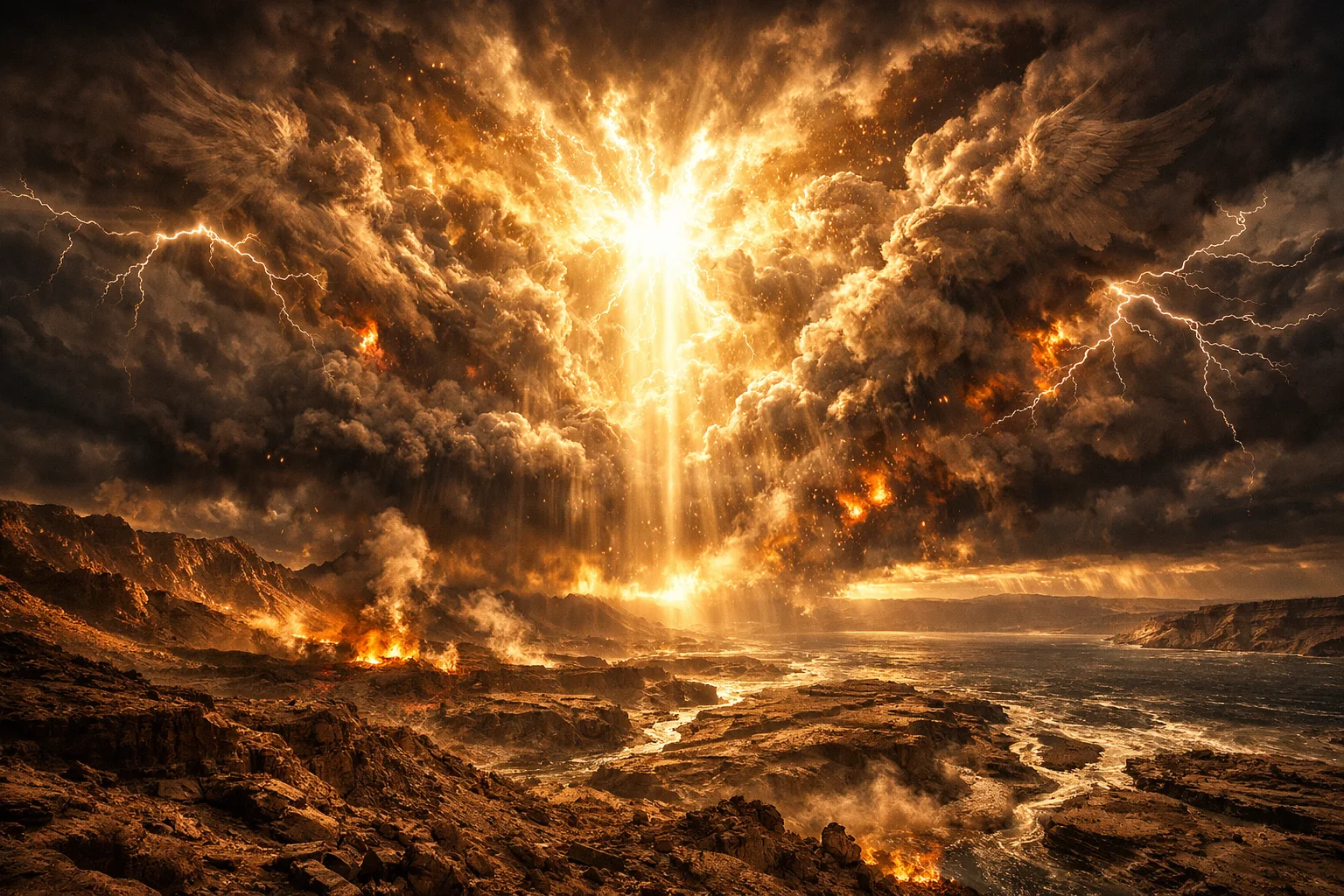 The LORD Descends in Storm